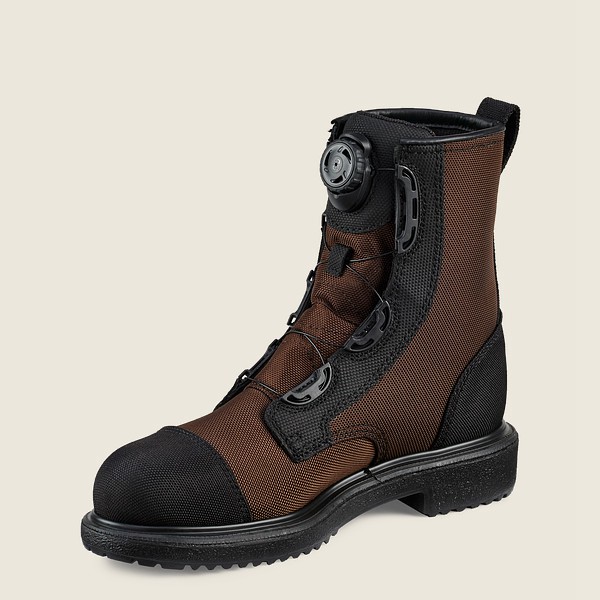 Bottes de Sécurité Red Wing - Maxbond - 8-Inch Boa® Toe - Marron/Noir - Homme 347REVISC